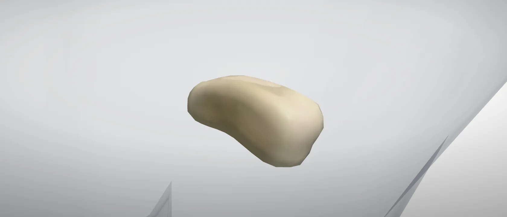 Fourth carpal bone (Os carpale IV) of the horse, left side: a three-quarter view of the bone.