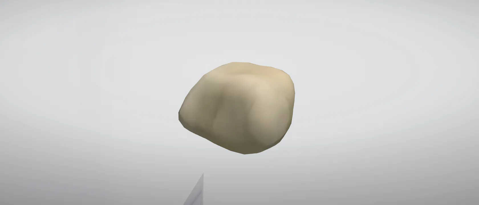 Third carpal bone, palmar part (left) (Os carpale III) of the horse, left side: a three-quarter view of the bone.