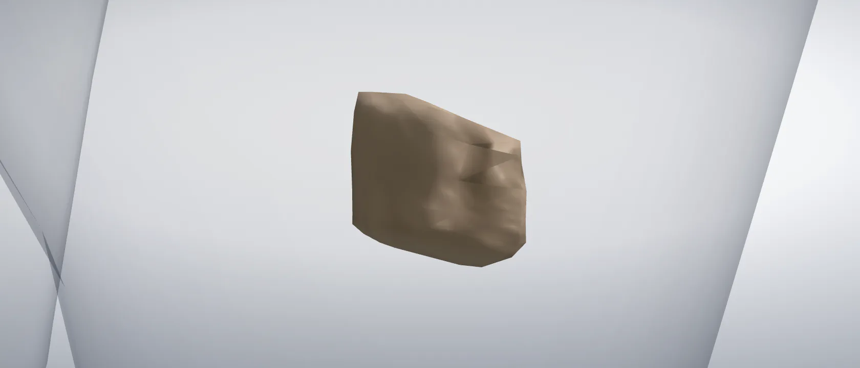 Central tarsal bone (Os tarsi centrale) of the cat, left side: a three-quarter view of the bone.